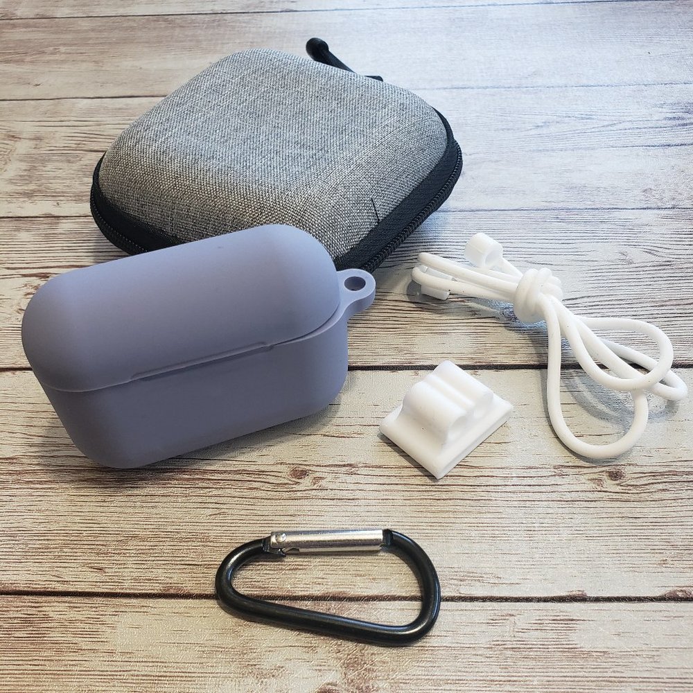 Lavender Airpod Pro Accessories 5pc Silicone Case